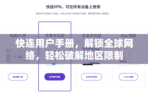 快连用户手册，解锁全球网络，轻松破解地区限制