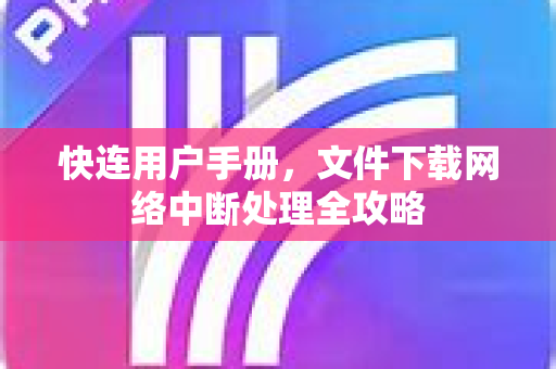 快连用户手册，文件下载网络中断处理全攻略