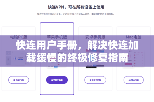 快连用户手册，解决快连加载缓慢的终极修复指南