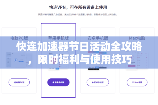 快连加速器节日活动全攻略，限时福利与使用技巧